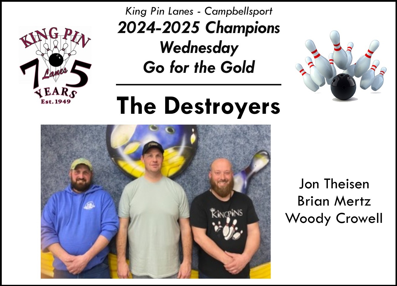 wednesday go for the gold